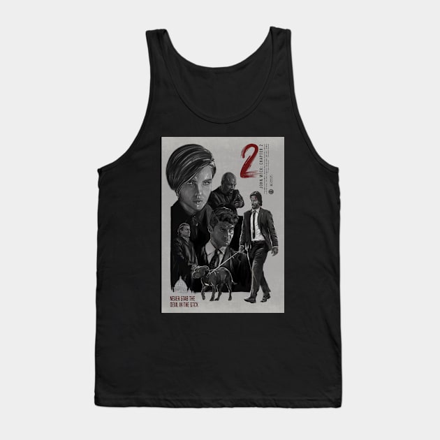 John Wick Chapter 2 Tank Top by PaybackPenguin